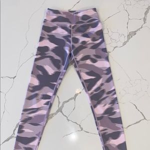 Zella Girl Print High Waist Leggings M 8-10